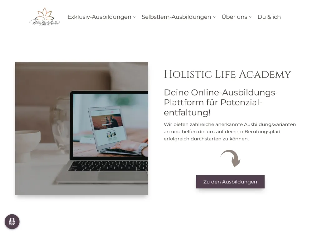 Website-Strategin 15 Projekt Holistic Life Hero
